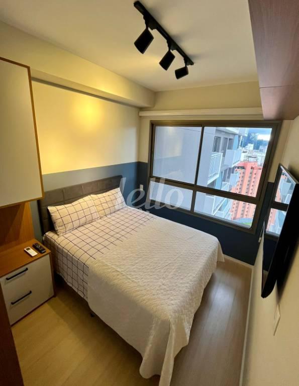 DORMMITÓRIO de Apartamento à venda, Padrão com 27 m², 1 quarto e em Vila Nova Conceição - São Paulo