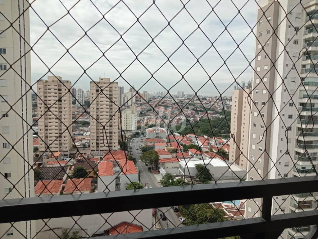 VISTA de Apartamento à venda, Padrão com 90 m², 3 quartos e 2 vagas em Vila Monte Alegre - São Paulo