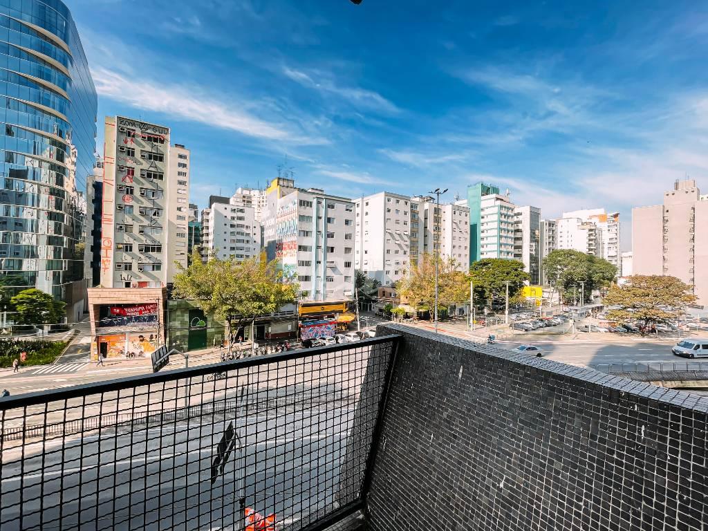 VARANDA de Apartamento à venda, Padrão com 81 m², 2 quartos e em Jardins - São Paulo
