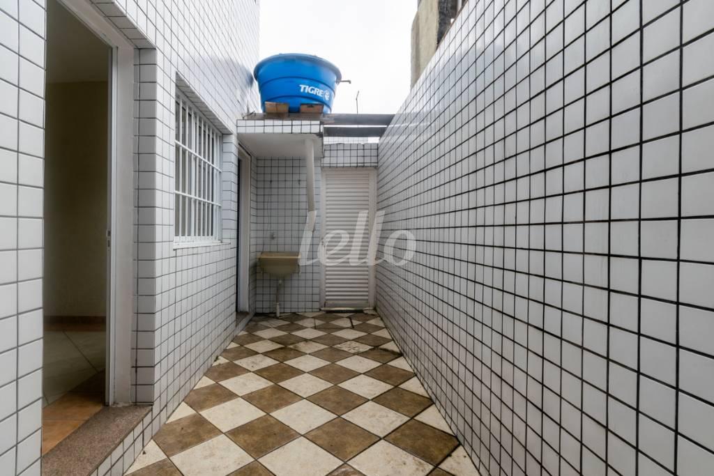 ÁREA EXTERNA de Casa para alugar, sobrado com 120 m², 2 quartos e em Vila Gomes Cardim - São Paulo