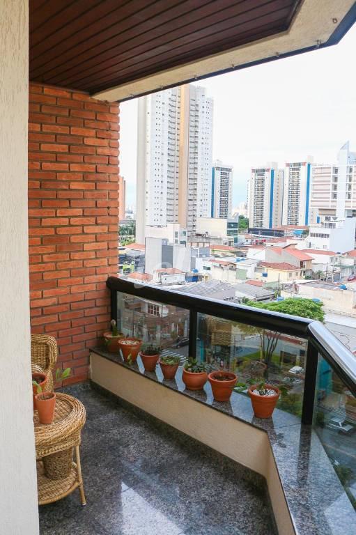 VARANDA de Apartamento à venda, Padrão com 138 m², 3 quartos e 4 vagas em Vila Gomes Cardim - São Paulo