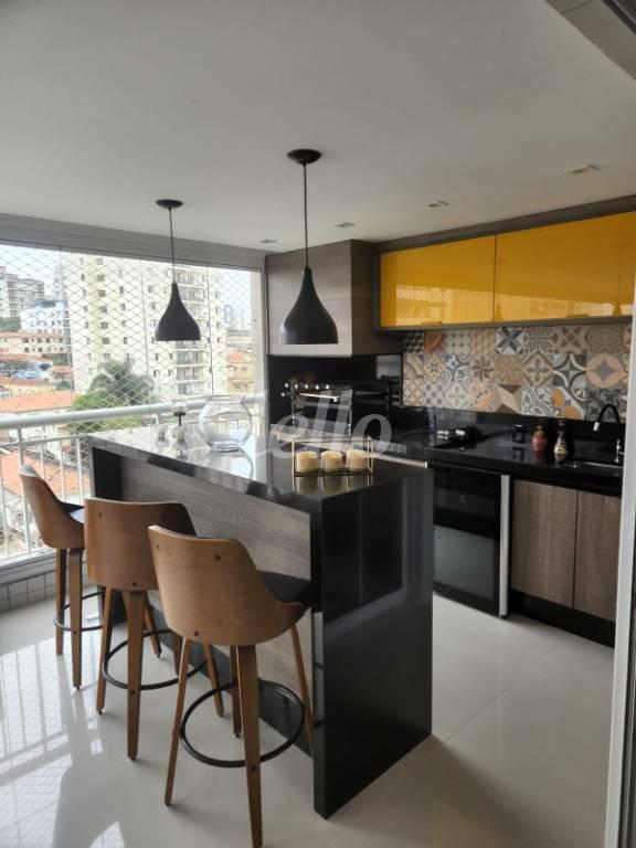 TERRAÇO GOURMET de Apartamento à venda, Padrão com 141 m², 3 quartos e 2 vagas em Mooca - São Paulo