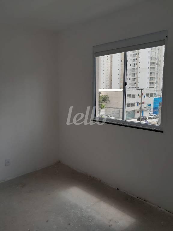 DORMITÓRIO de Apartamento à venda, Padrão com 43 m², 2 quartos e 1 vaga em Tatuapé - São Paulo