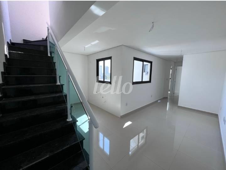 SALA DOIS AMBIENTES de Apartamento à venda, Padrão com 95 m², 2 quartos e 2 vagas em Vila América - Santo André