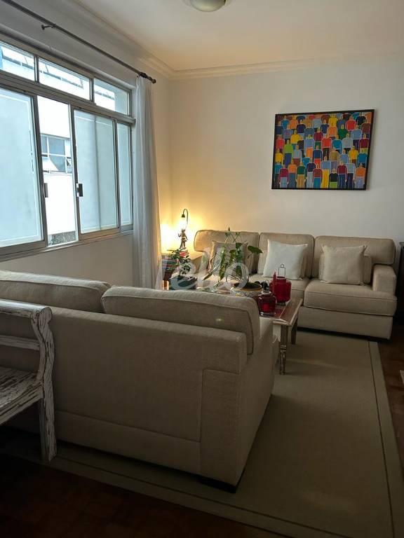 SALA de Apartamento à venda, Padrão com 120 m², 3 quartos e 1 vaga em Paraíso - São Paulo