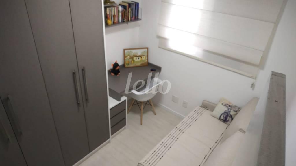 DORMITÓRIO de Apartamento à venda, Padrão com 47 m², 2 quartos e 1 vaga em Vila Valparaíso - Santo André