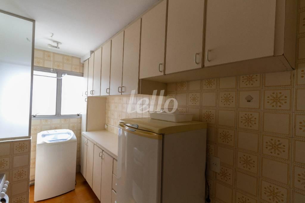 COZINHA de Apartamento para alugar, Padrão com 45 m², 1 quarto e 1 vaga em Vila Buarque - São Paulo
