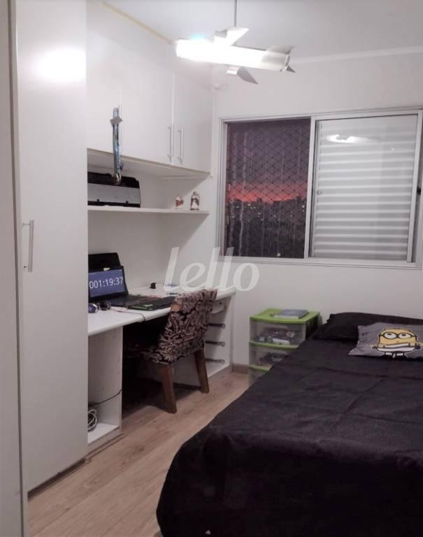DORMITÓRIO de Apartamento à venda, Padrão com 62 m², 3 quartos e 2 vagas em Cambuci - São Paulo