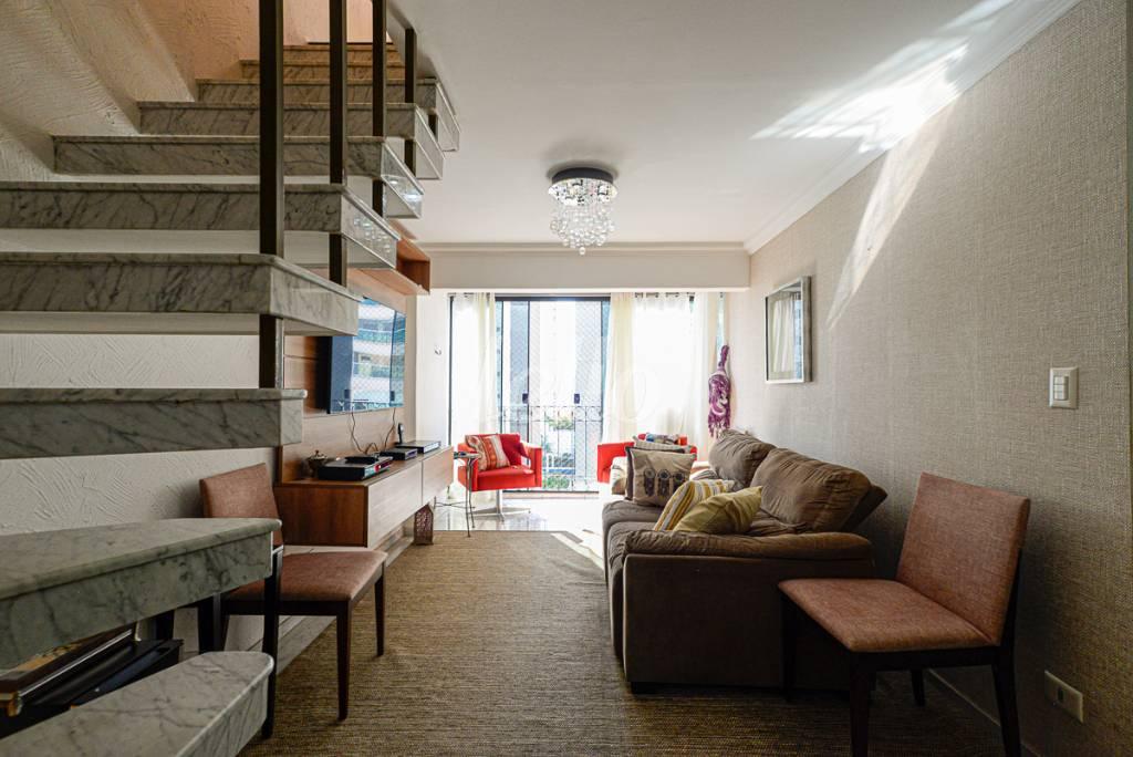 SALA de Apartamento à venda, cobertura - Padrão com 153 m², 3 quartos e 2 vagas em Santa Teresinha - São Paulo