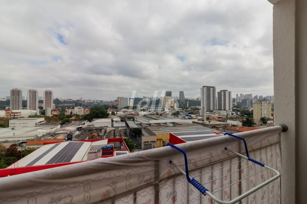 VARANDA de Apartamento à venda, Padrão com 71 m², 2 quartos e 1 vaga em Santo Amaro - São Paulo