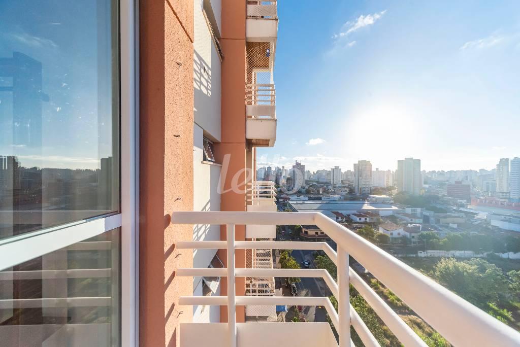 SACADA DA SALA de Apartamento à venda, Padrão com 63 m², 3 quartos e em Casa Branca - Santo André