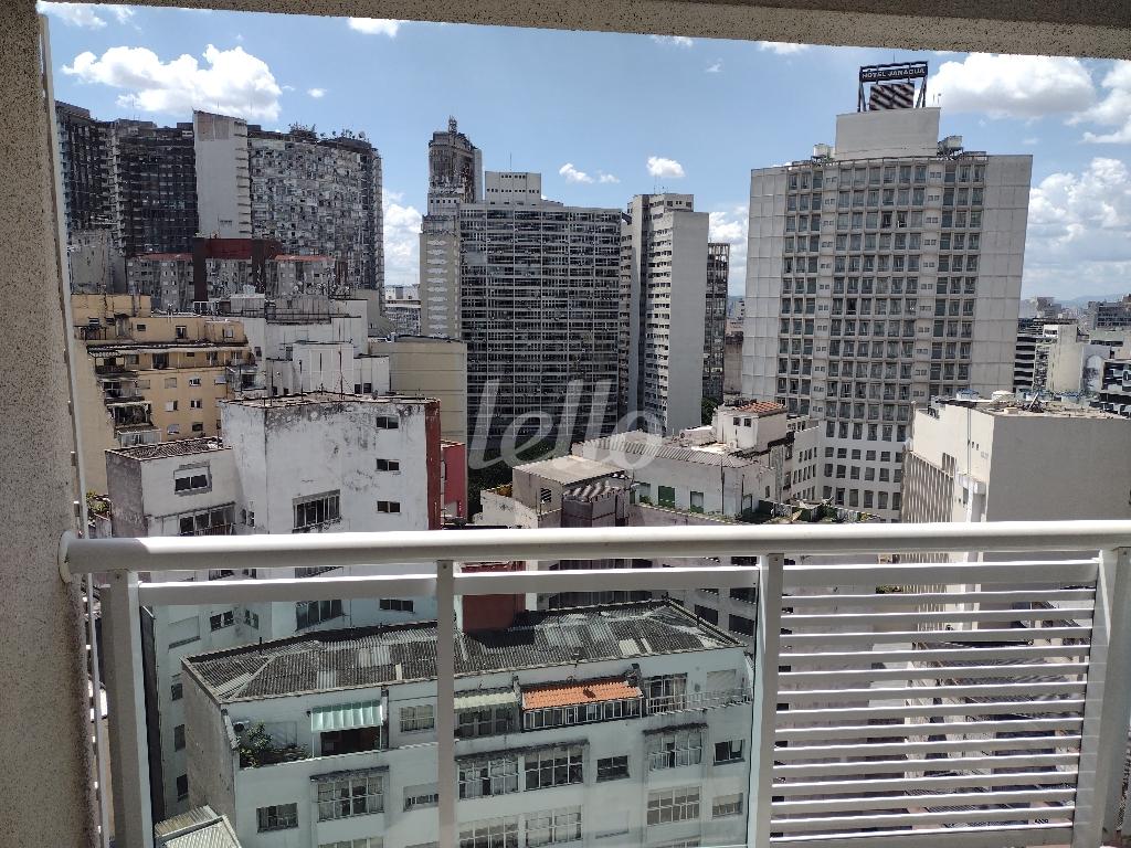 SACADA de Apartamento para alugar, Padrão com 47 m², 1 quarto e 1 vaga em Centro - São Paulo