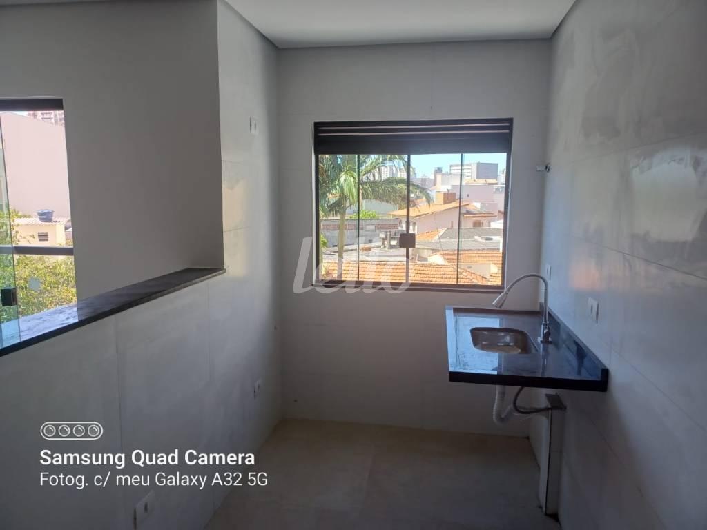 COZINHA de Apartamento à venda, cobertura - Padrão com 96 m², 2 quartos e 1 vaga em Vila São Pedro - Santo André