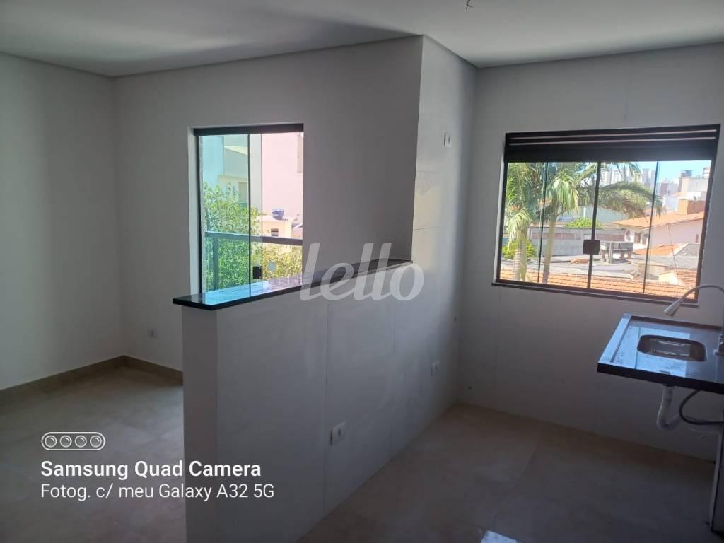 COZINHA de Apartamento à venda, cobertura - Padrão com 96 m², 2 quartos e 1 vaga em Vila São Pedro - Santo André