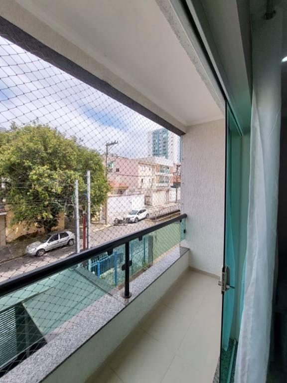 VARANDA de Apartamento à venda, cobertura - Padrão com 168 m², 3 quartos e 2 vagas em Parque Das Nações - Santo André