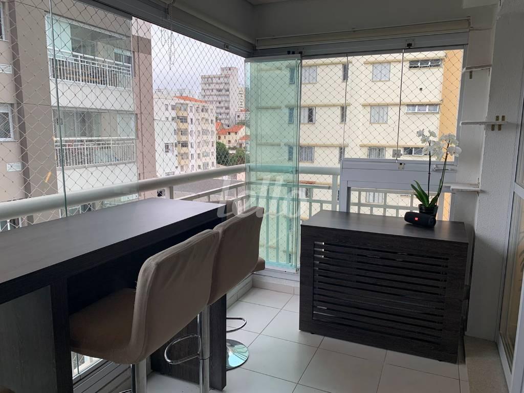 VARANDA de Apartamento à venda, Padrão com 79 m², 2 quartos e 2 vagas em Santana - São Paulo