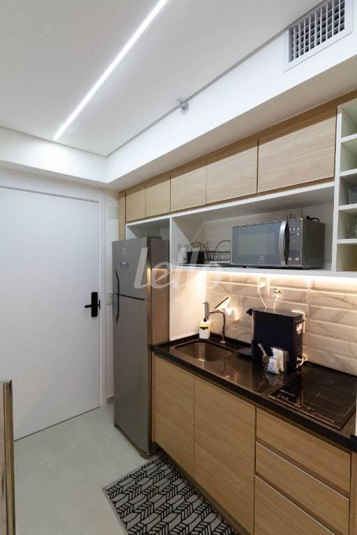 COZINHA de Apartamento à venda, Padrão com 21 m², 1 quarto e em Indianópolis - São Paulo