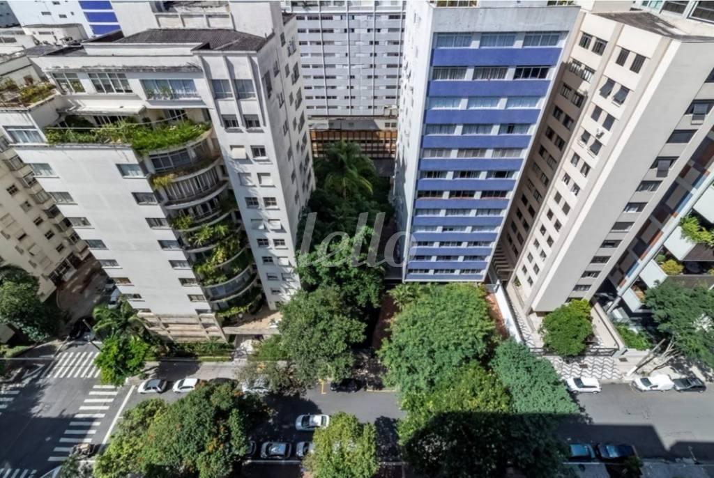 VISTA de Apartamento à venda, Padrão com 180 m², 3 quartos e 1 vaga em Higienópolis - São Paulo