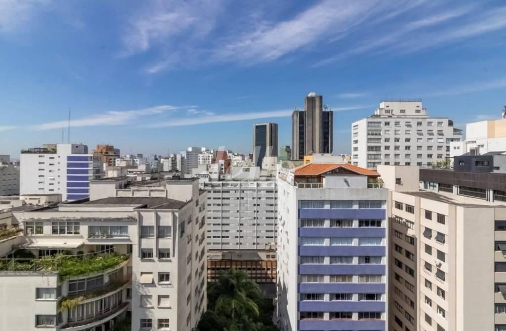 VISTA de Apartamento à venda, Padrão com 180 m², 3 quartos e 1 vaga em Higienópolis - São Paulo
