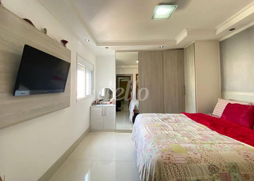 DORMITORIO de Apartamento à venda, Padrão com 108 m², 3 quartos e 4 vagas em Jardim Bela Vista - Santo André