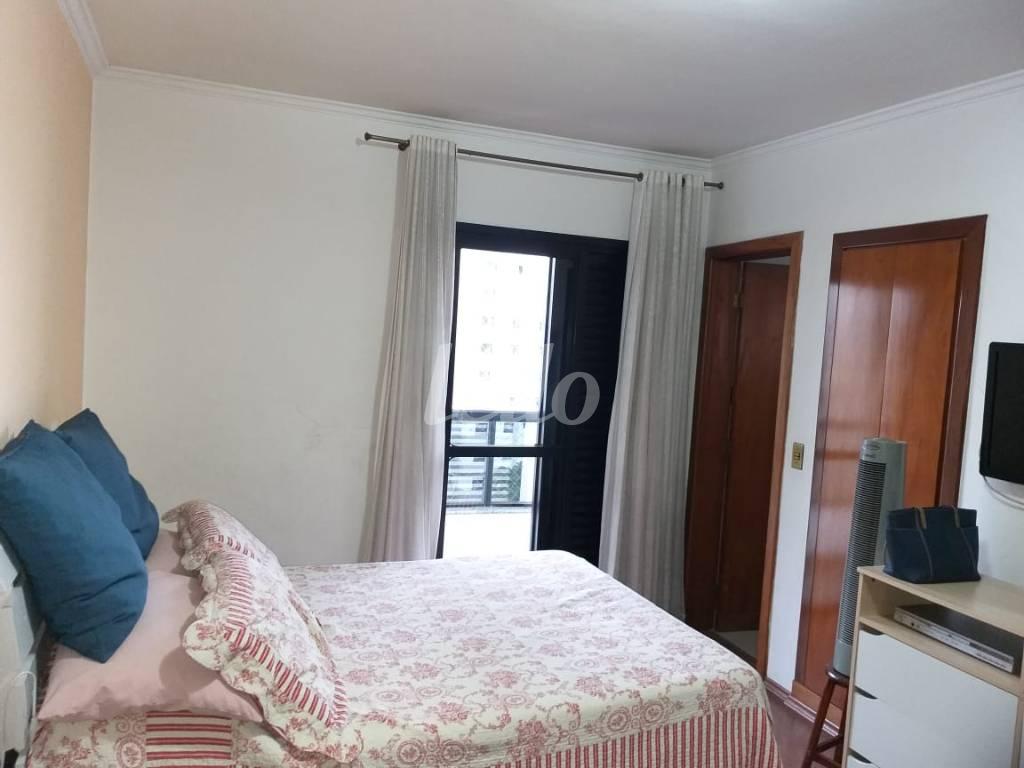 SUÍTE de Apartamento à venda, Padrão com 150 m², 3 quartos e 2 vagas em Vila Bastos - Santo André