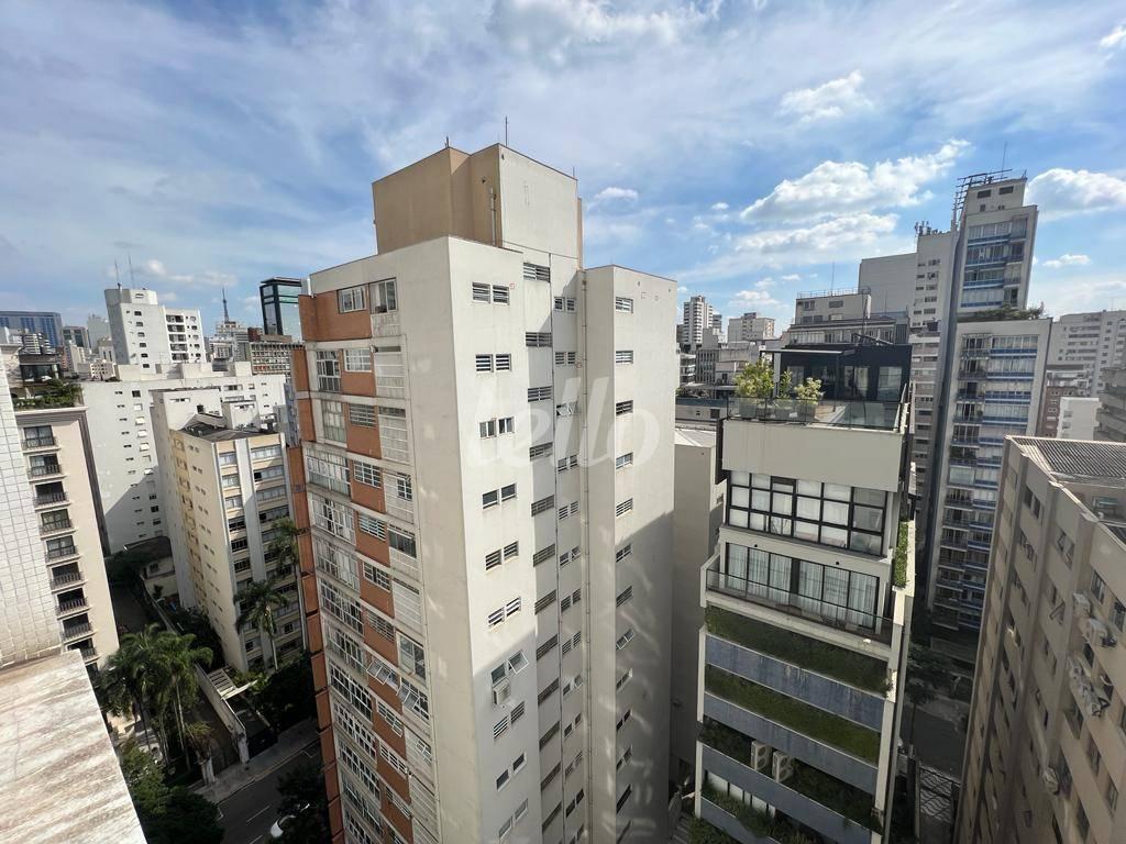 VISTA EXTERNA de Apartamento à venda, Padrão com 180 m², 3 quartos e 2 vagas em Higienópolis - São Paulo