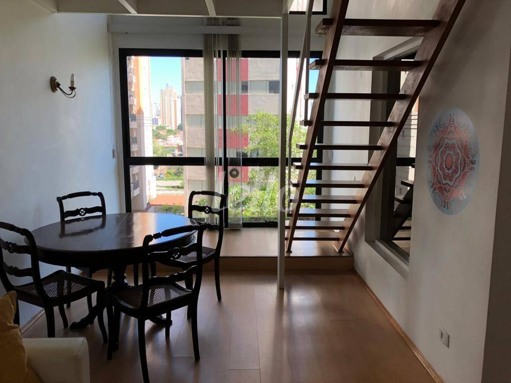 SALA de Apartamento à venda, Duplex com 49 m², 1 quarto e 1 vaga em Itaim Bibi - São Paulo