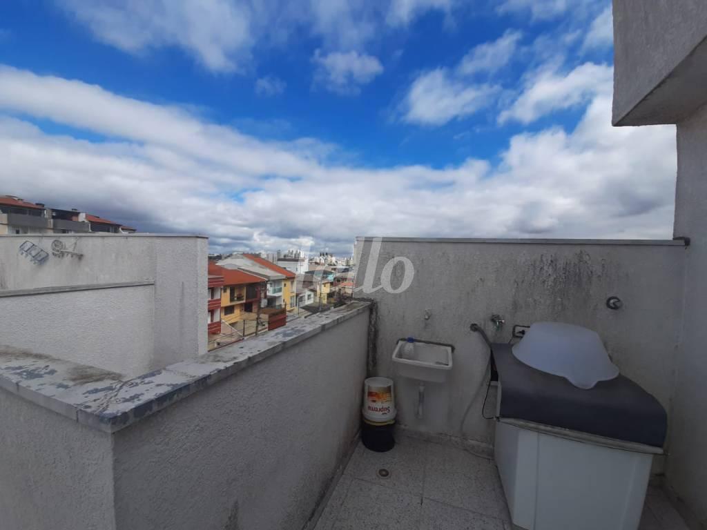 LAVANDERIA de Apartamento à venda, cobertura - Padrão com 100 m², 2 quartos e 2 vagas em Vila Scarpelli - Santo André