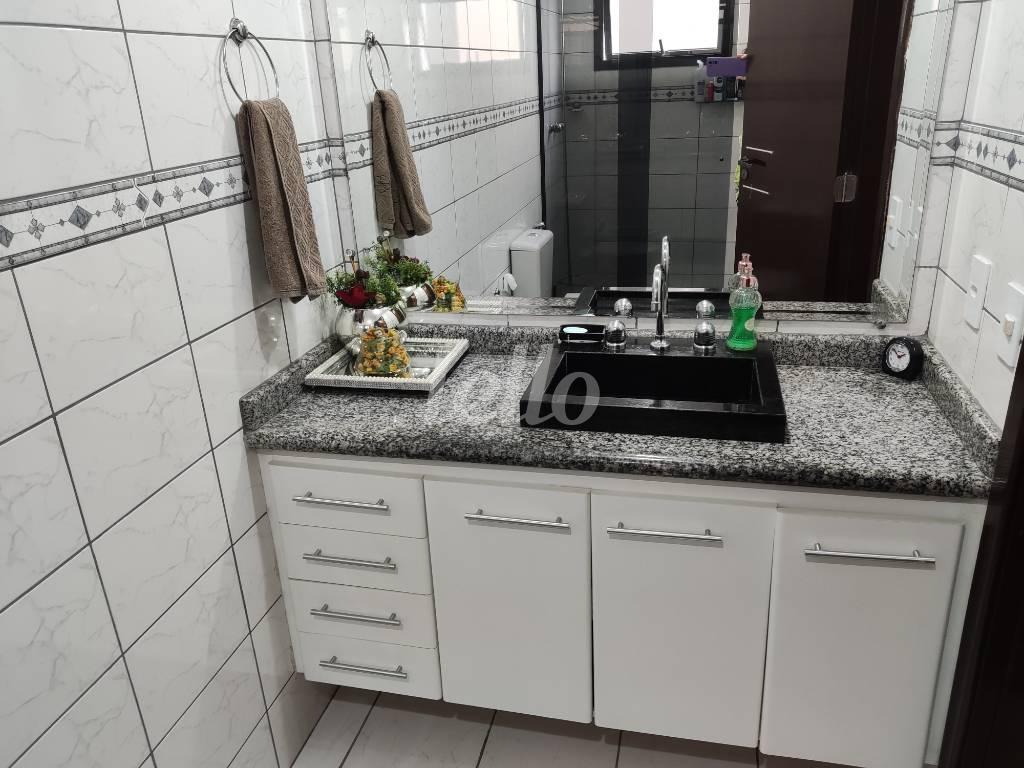SUITE BANHEIRO de Apartamento à venda, Padrão com 124 m², 3 quartos e 3 vagas em Vila Gomes Cardim - São Paulo