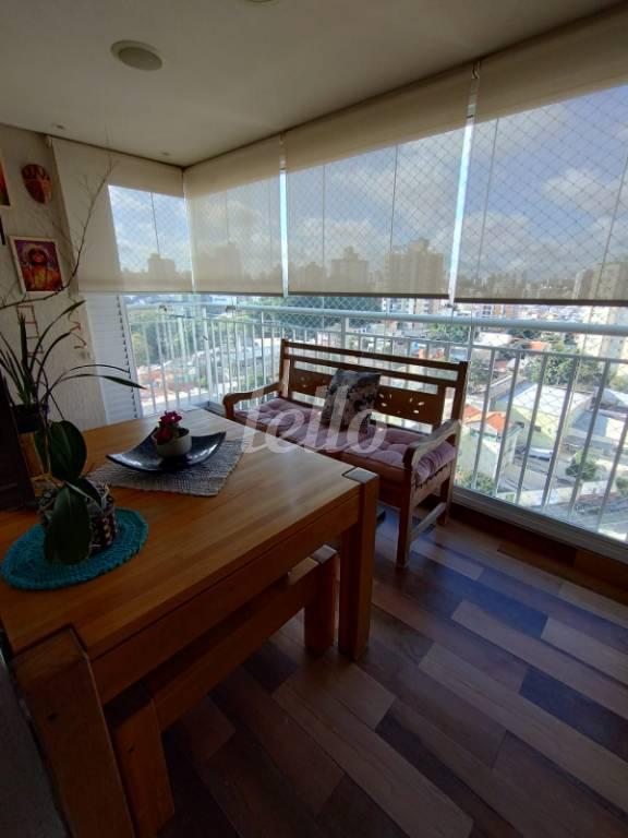 VARANDA GOURMET de Apartamento à venda, Padrão com 72 m², 2 quartos e 2 vagas em Vila Valparaíso - Santo André