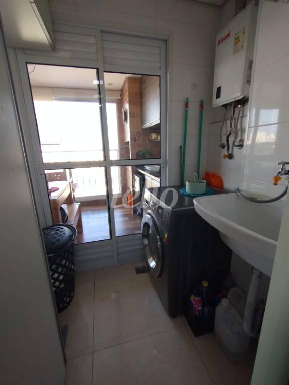 ÁREA DE SERVIÇO de Apartamento à venda, Padrão com 72 m², 2 quartos e 2 vagas em Vila Valparaíso - Santo André