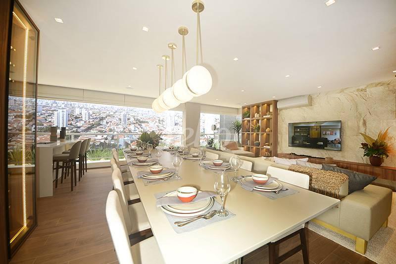 LIVING de Apartamento à venda, Padrão com 146 m², 3 quartos e 3 vagas em Ipiranga - São Paulo
