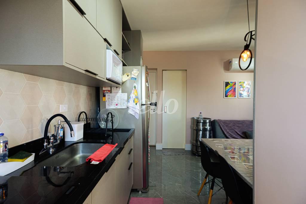COZINHA de Apartamento à venda, Studio com 31 m², 1 quarto e 1 vaga em Santana - São Paulo
