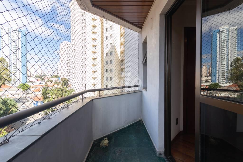 SACADA de Apartamento à venda, Padrão com 124 m², 3 quartos e 1 vaga em Tatuapé - São Paulo