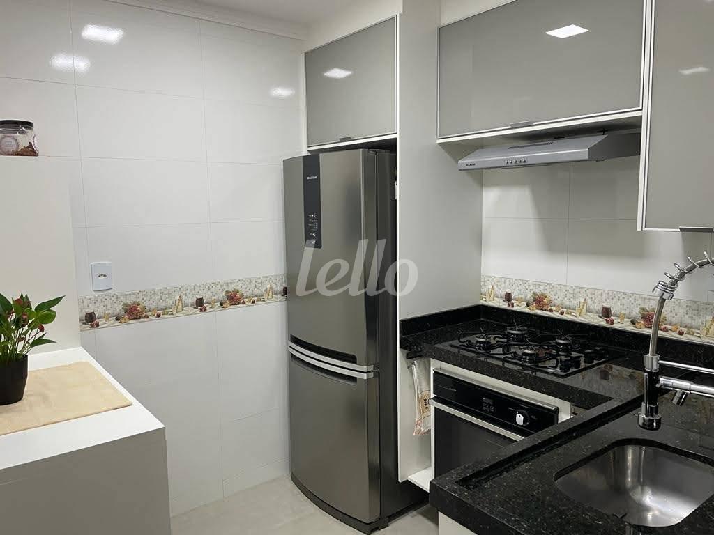 COZINHA de Apartamento à venda, Padrão com 78 m², 3 quartos e 2 vagas em Vila Metalúrgica - Santo André