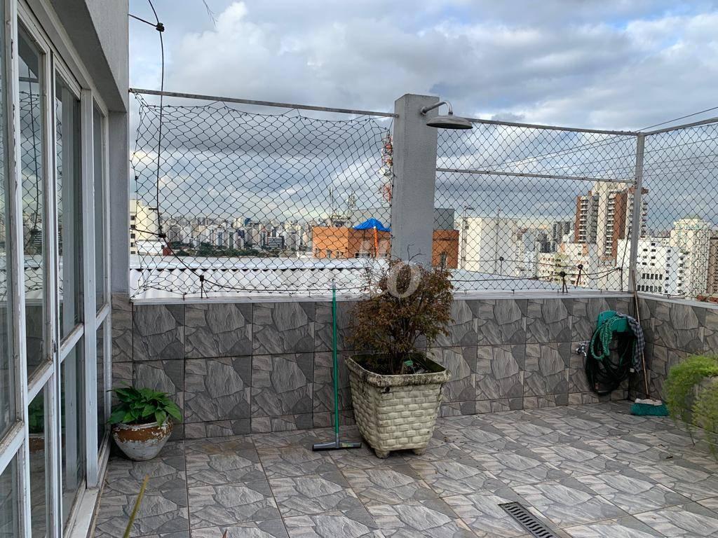 VARANDA SUPERIOR de Apartamento à venda, cobertura - Padrão com 243 m², 4 quartos e 2 vagas em Brooklin Novo - São Paulo