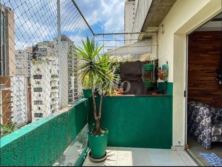 SACADA de Apartamento à venda, Padrão com 85 m², 2 quartos e 1 vaga em Jardins - São Paulo
