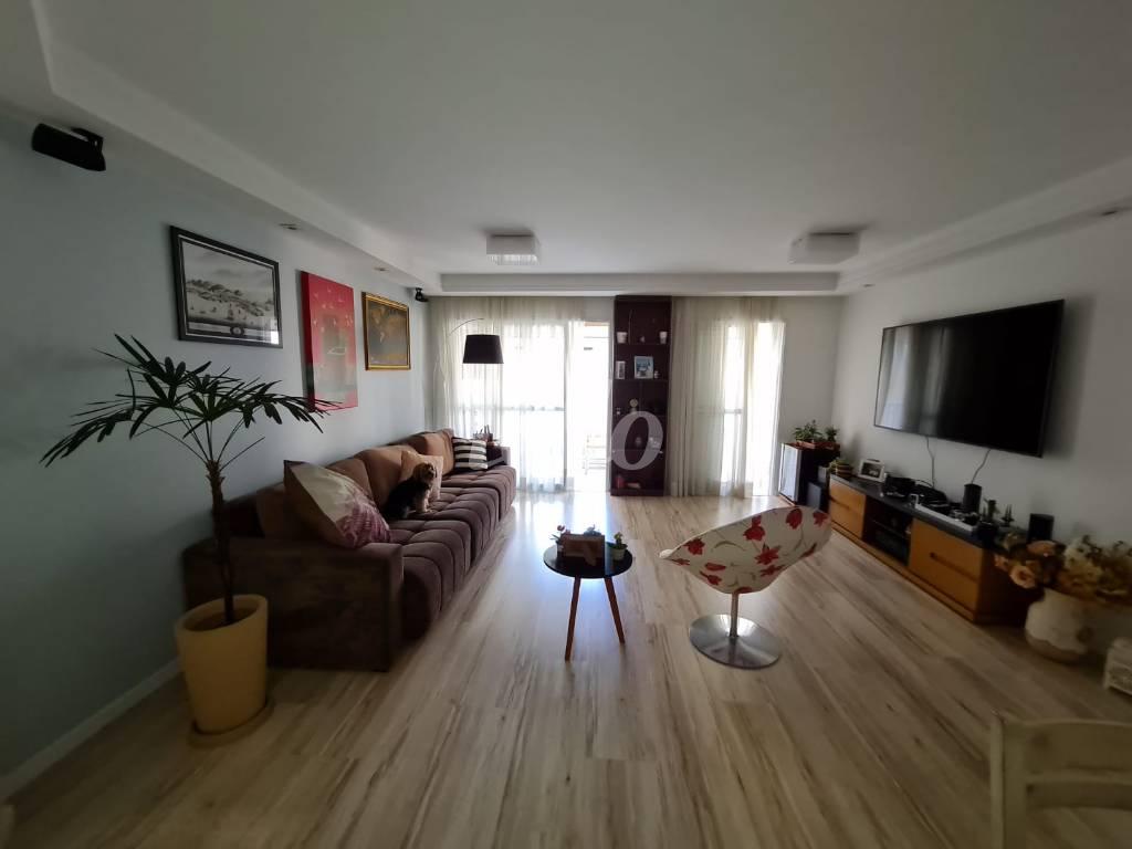 SALA de Apartamento à venda, Padrão com 113 m², 3 quartos e 2 vagas em Santa Paula - São Caetano do Sul