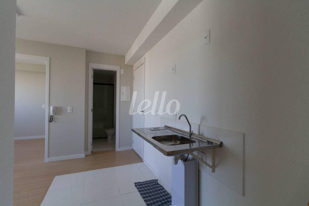 COZINHA de Apartamento à venda, Studio com 36 m², 2 quartos e 1 vaga em Vila Das Bandeiras - Guarulhos