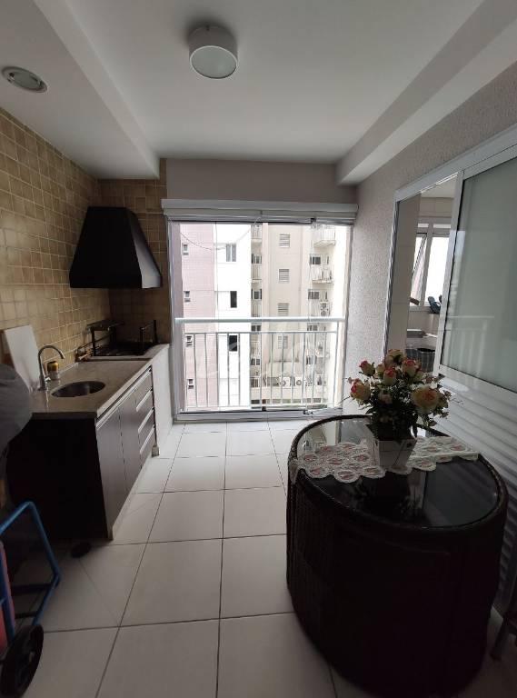 VARANDA de Apartamento à venda, Padrão com 87 m², 3 quartos e 2 vagas em Santa Paula - São Caetano do Sul