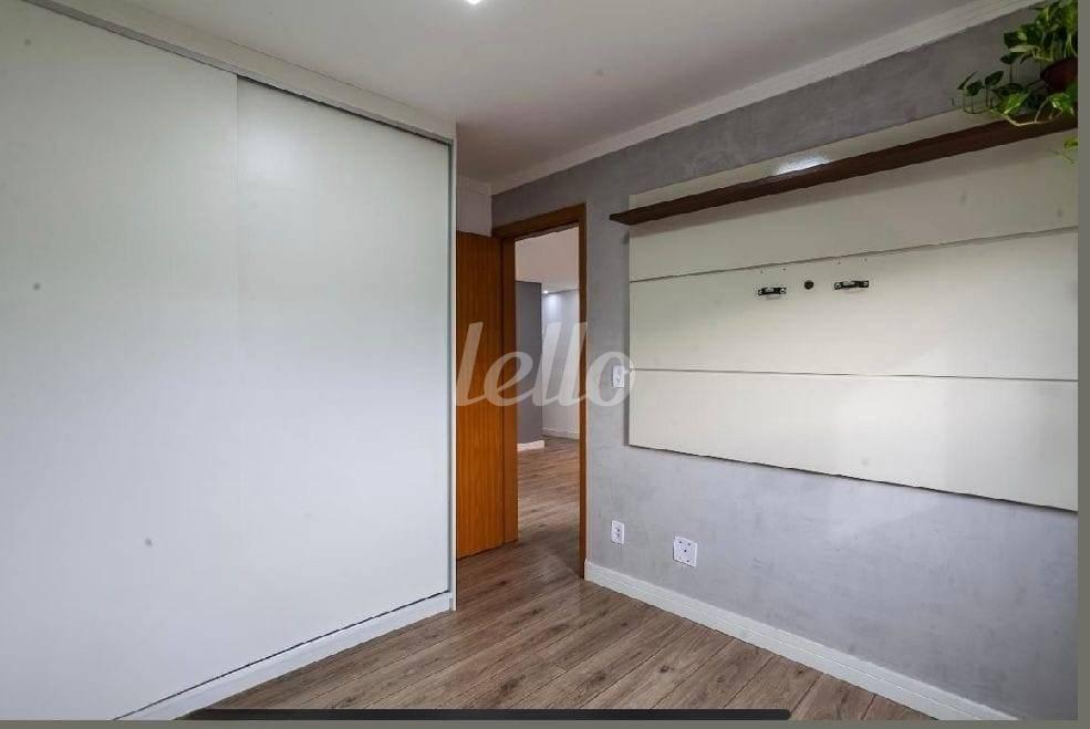 DORMITÓRIO de Apartamento à venda, Padrão com 52 m², 2 quartos e 1 vaga em Utinga - Santo André
