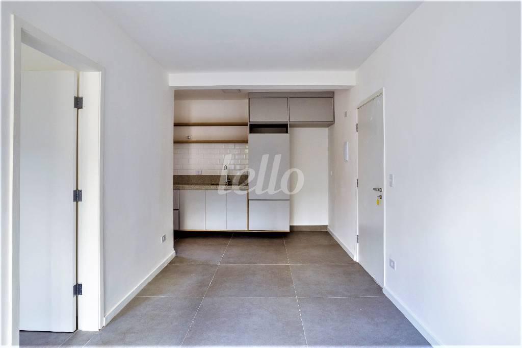 COZINHA de Apartamento à venda, Padrão com 37 m², 1 quarto e 1 vaga em Santa Cecília - São Paulo