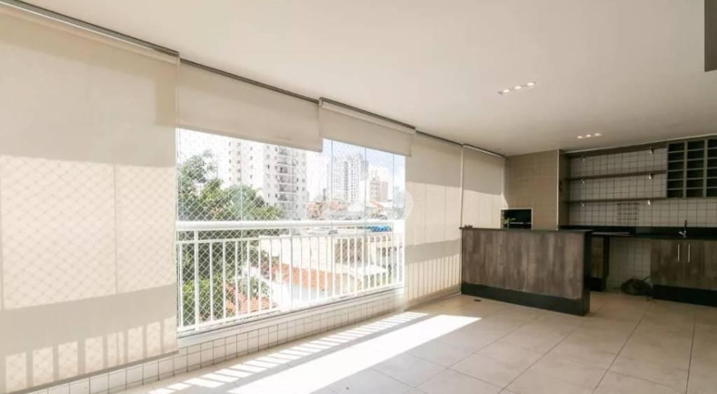 VARANDA GOURMET de Apartamento à venda, Padrão com 141 m², 3 quartos e 2 vagas em Mooca - São Paulo