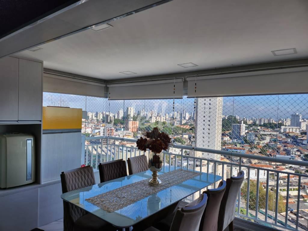 VARANDA GOURMET de Apartamento à venda, Padrão com 81 m², 2 quartos e 2 vagas em Vila Formosa - São Paulo
