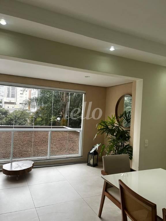 SALA INTEGRADA de Apartamento à venda, Padrão com 88 m², 2 quartos e 2 vagas em Perdizes - São Paulo
