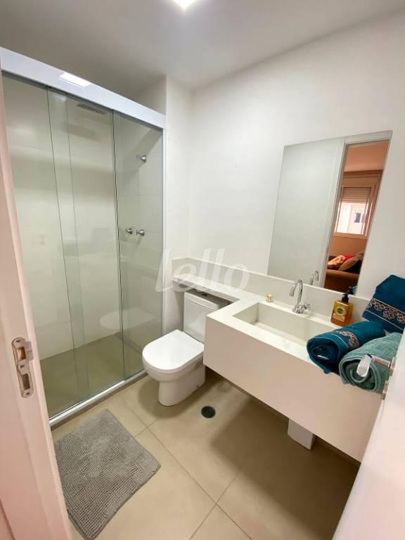 BANHEIRO de Apartamento à venda, Padrão com 67 m², 2 quartos e 1 vaga em Brás - São Paulo