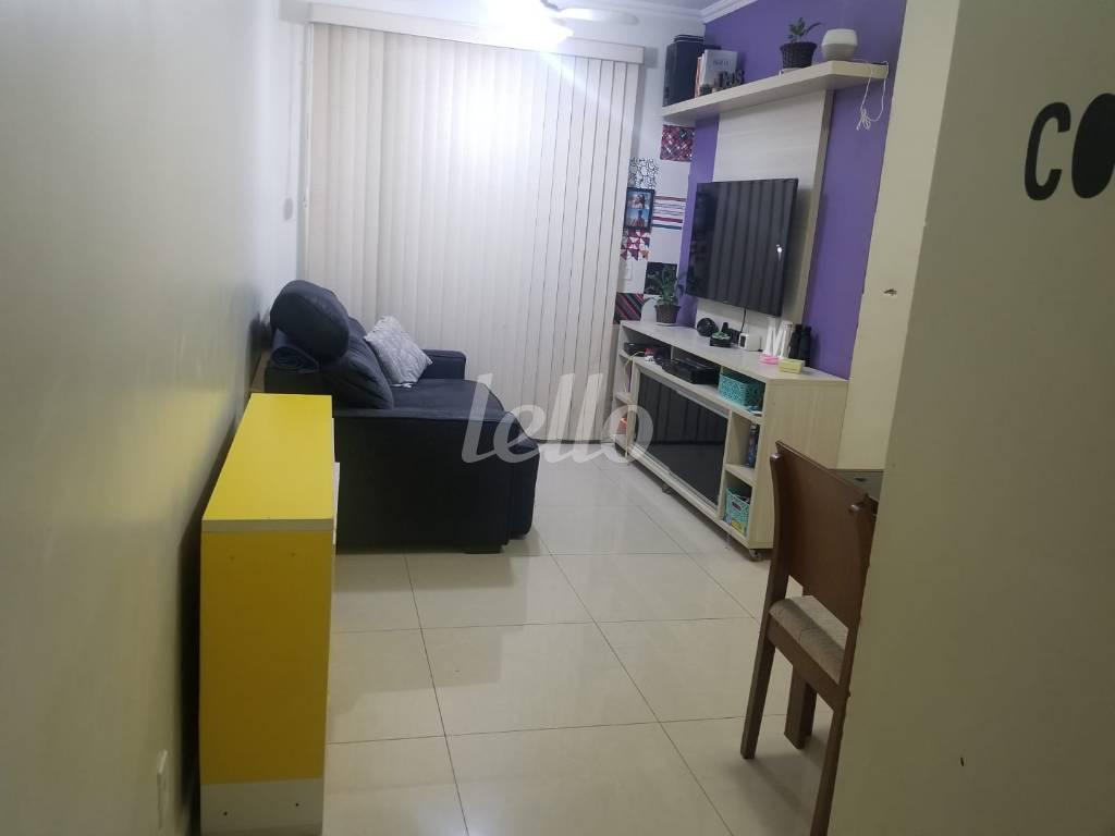 SALA LIVING de Apartamento à venda, Padrão com 48 m², 2 quartos e 1 vaga em Mooca - São Paulo