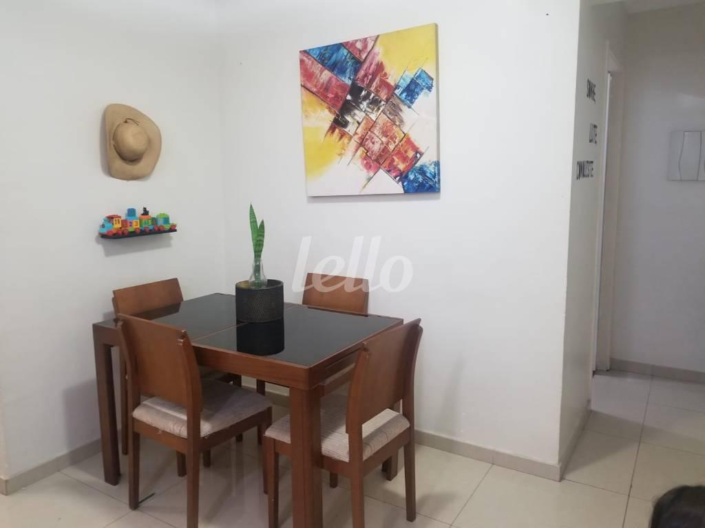 SALA DE JANTAR de Apartamento à venda, Padrão com 48 m², 2 quartos e 1 vaga em Mooca - São Paulo