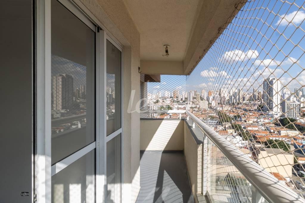 SACADA de Apartamento à venda, Padrão com 58 m², 2 quartos e 1 vaga em Tatuapé - São Paulo
