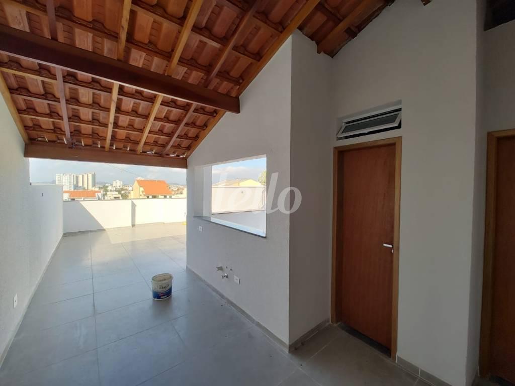 COBERTURA COM LAVABO de Apartamento à venda, cobertura - Padrão com 107 m², 2 quartos e 2 vagas em Paraíso - Santo André
